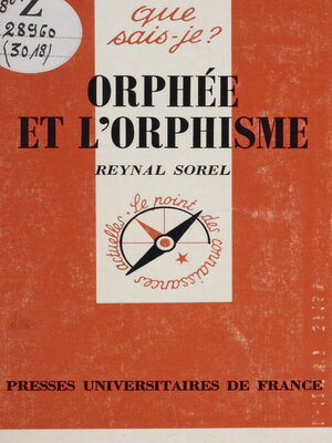 cover image of Orphée et l'orphisme